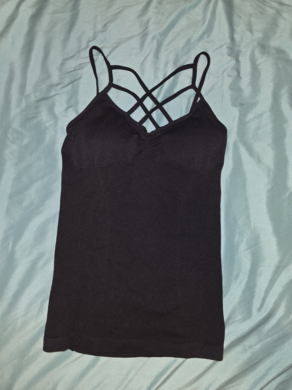 Propet Black Strappy Crisscross Camisole